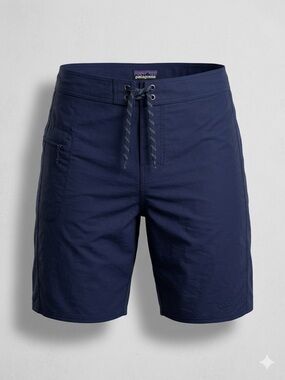 Patagonia Men's Stretch Planing Board Shorts - Navy Blue (Size 32)